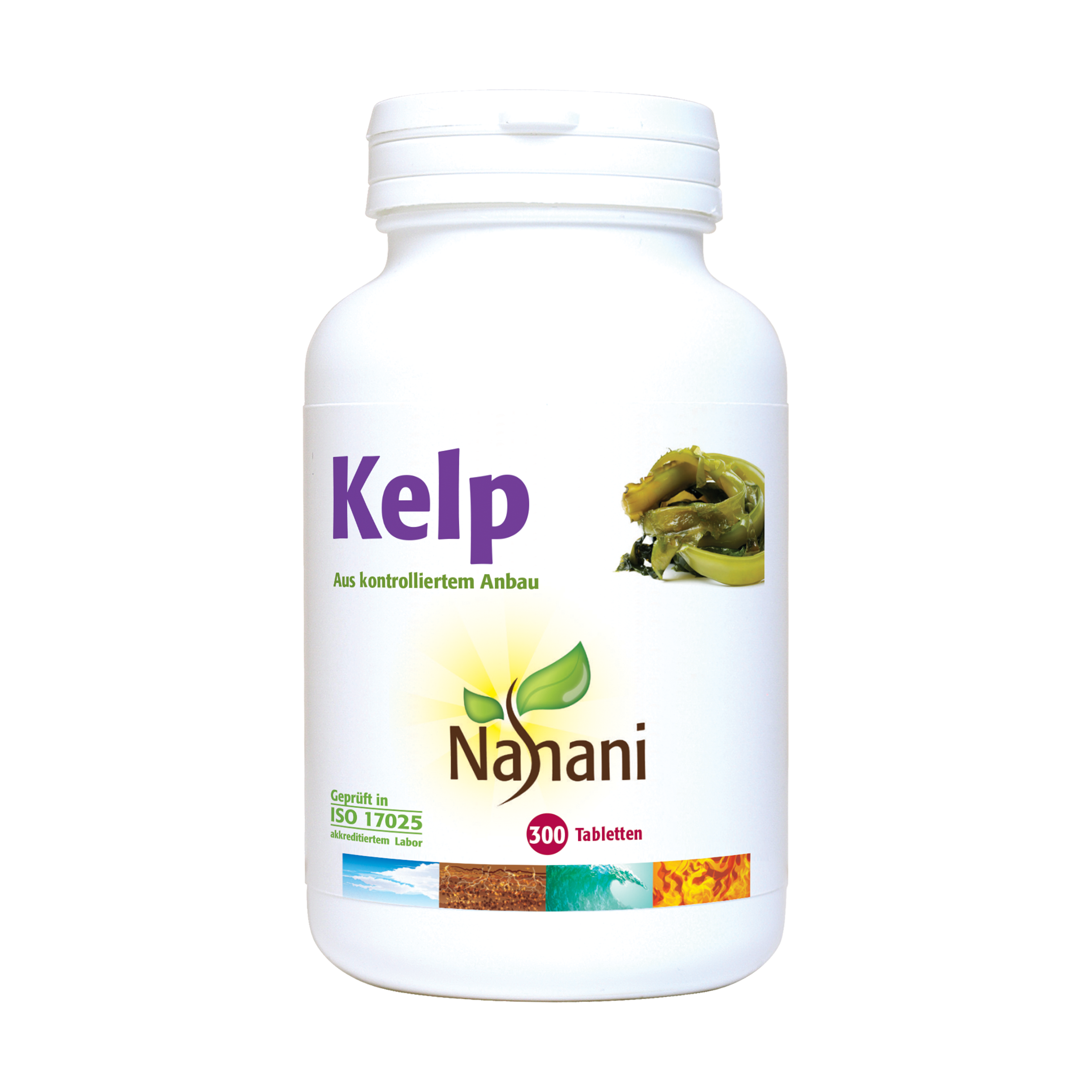 Neue Zusammensetzung des Produktes Kelp 100 Tabletten (Code 0322)