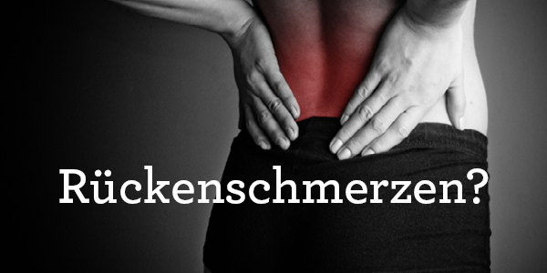 Rückenschmerzen - natürliche Ansätze