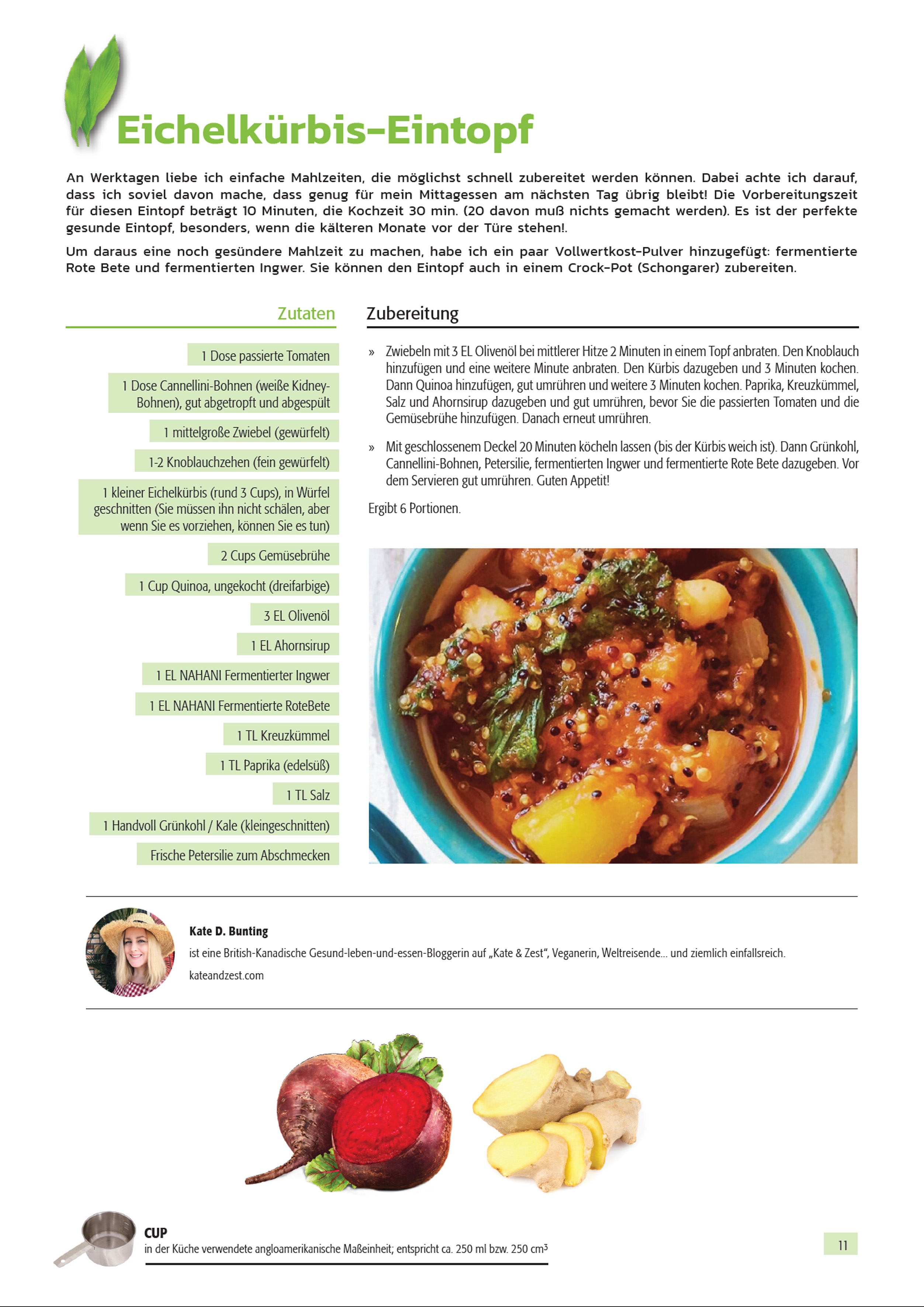 Rezept: Eichelkürbis-Eintopf