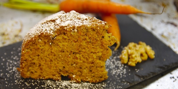 Rezept: veganer Karottenkuchen mit Kokos