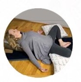 Reclined bound-Angle Pose