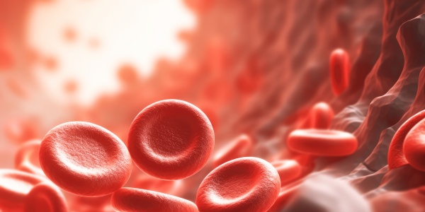Rote Blutkörperchen erhalten ihre Farbe durch das enthaltene Eisen.