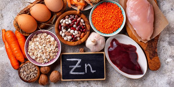 Lebensmittel für die Einnahme von Zink
